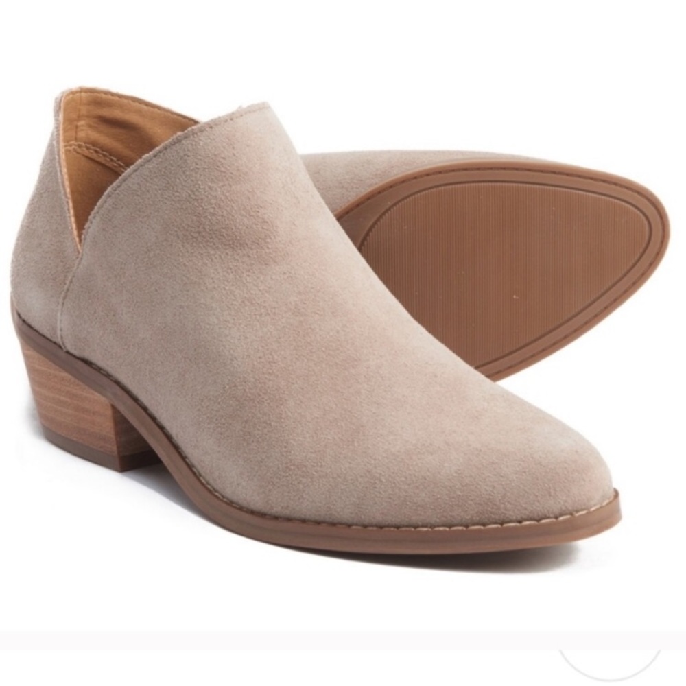 Lucky brand fenley suede booties